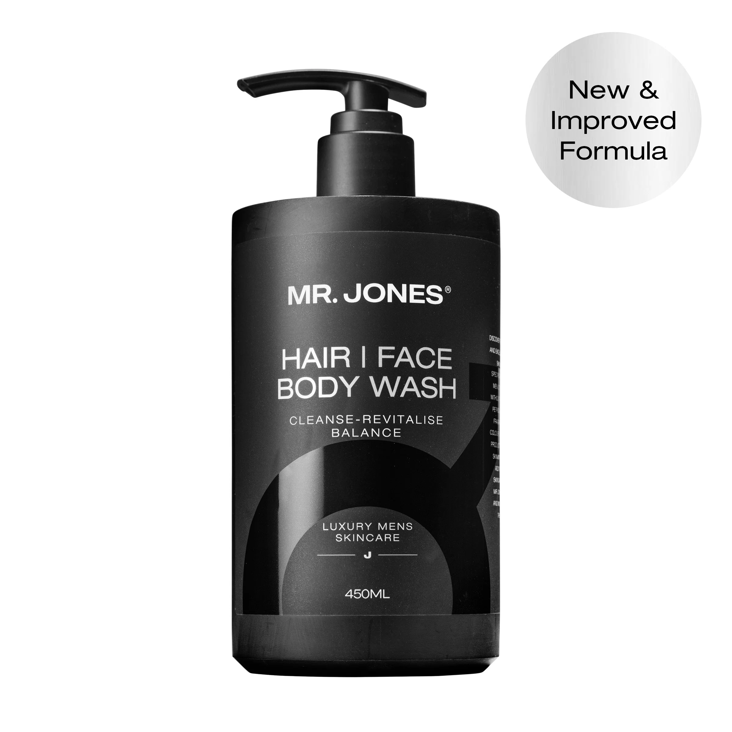 MR JONES Hair Face Body Wash 450ml
